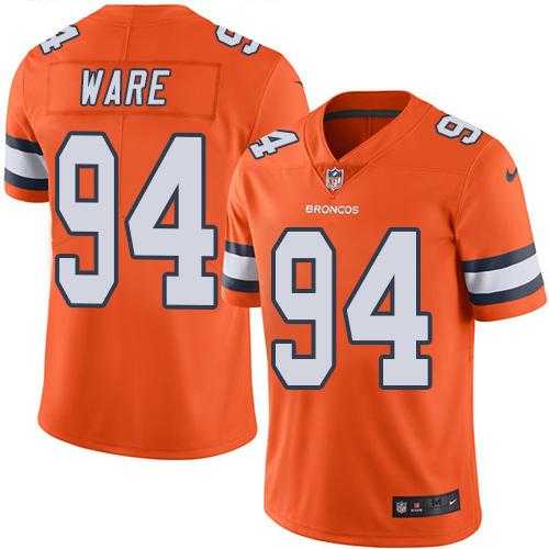 Nike Men & Women & Youth Broncos 94 DeMarcus Ware Orange Color Rush Limited Jersey,We sell and wholesale Nike Men & Women & Youth Broncos 94 DeMarcus Ware Orange Color Rush Limited Jersey on line form chian!
